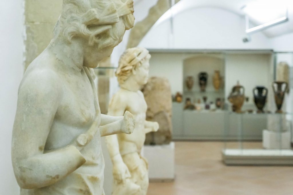 Archeological Museum of Kissamos and Panorama Hotel view near Falassarna Beach